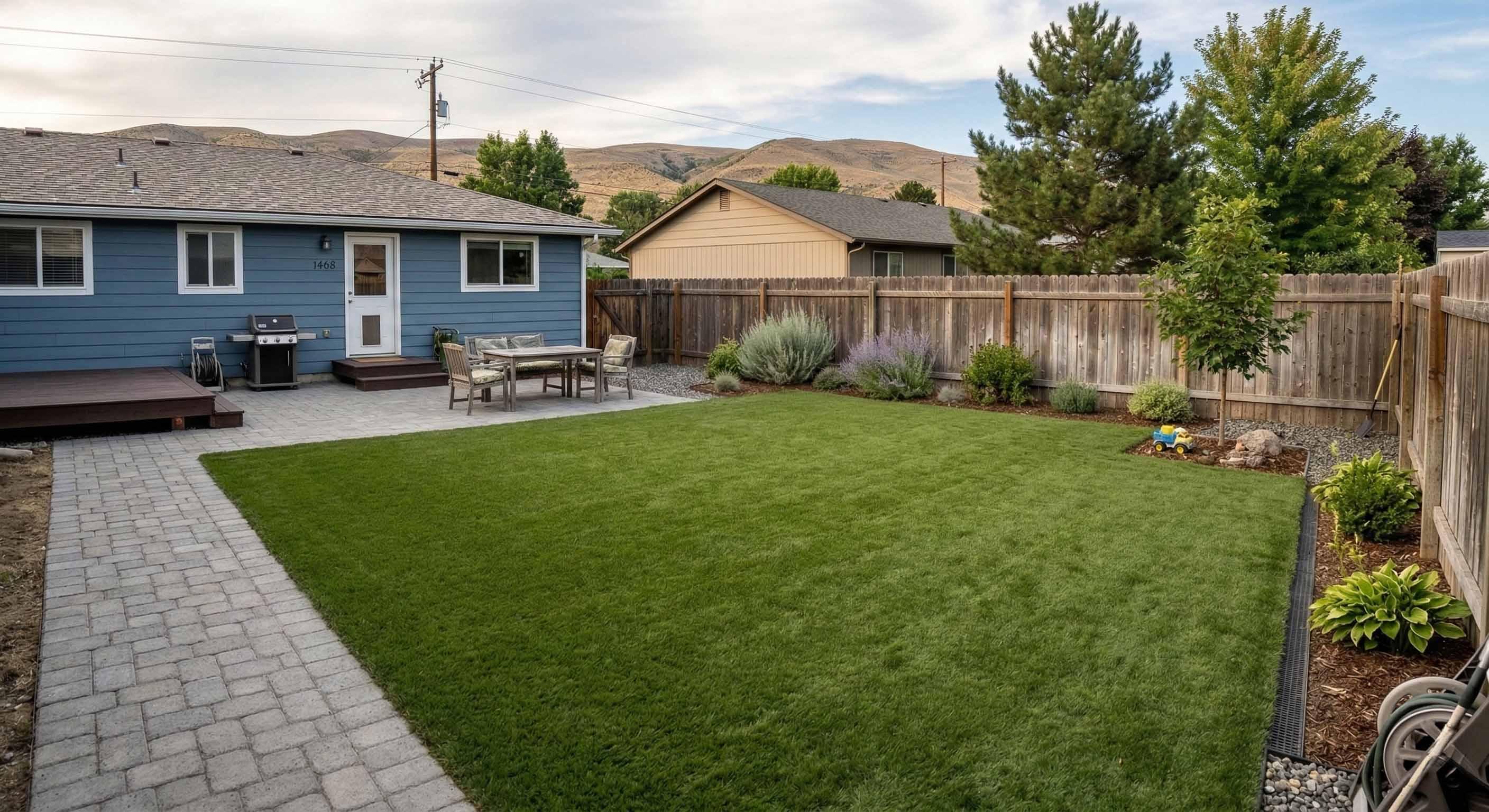 Artificial turf installation